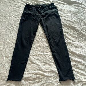 Joe’s Jeans The Icon mid-rise skinny ankle black jeans, size 28